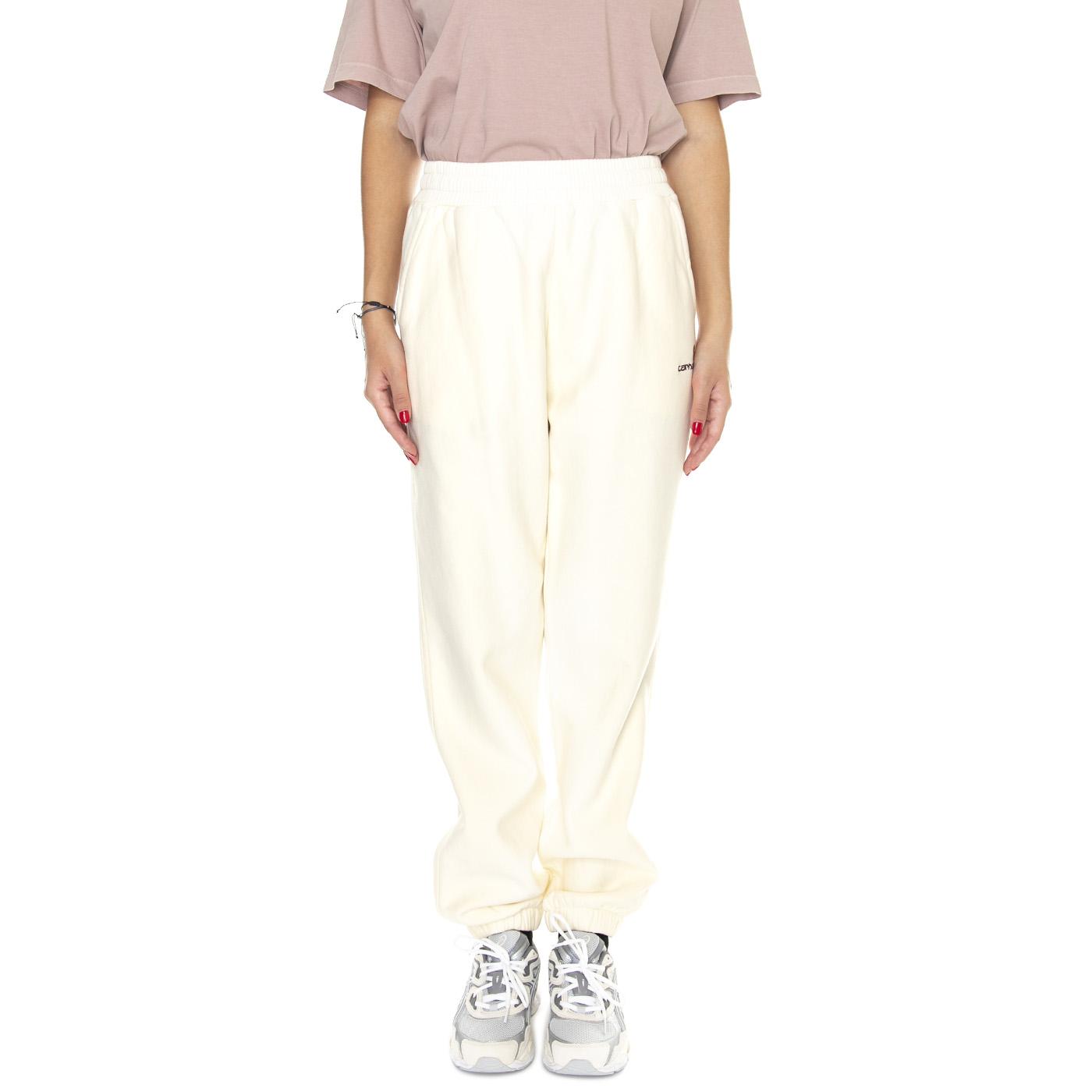 W' American Script Sweat Pant Natural - Pantaloni Donna Beige I032328.05XX  CARHARTT WIP 