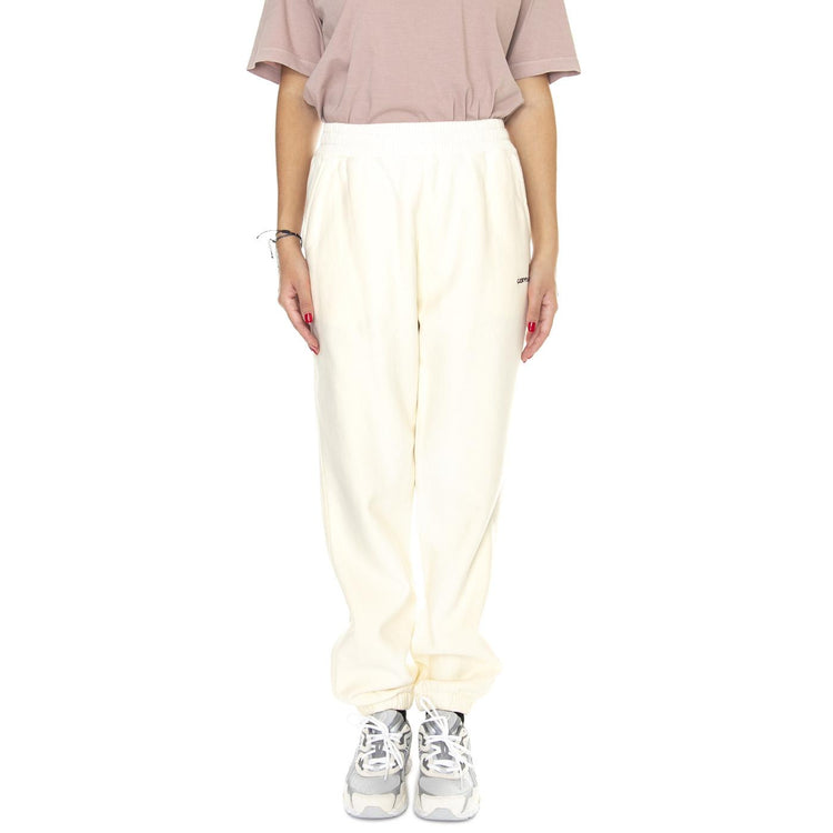 W' American Script Sweat Pant Natural - Pantaloni Donna Beige I032328.05XX  CARHARTT WIP 