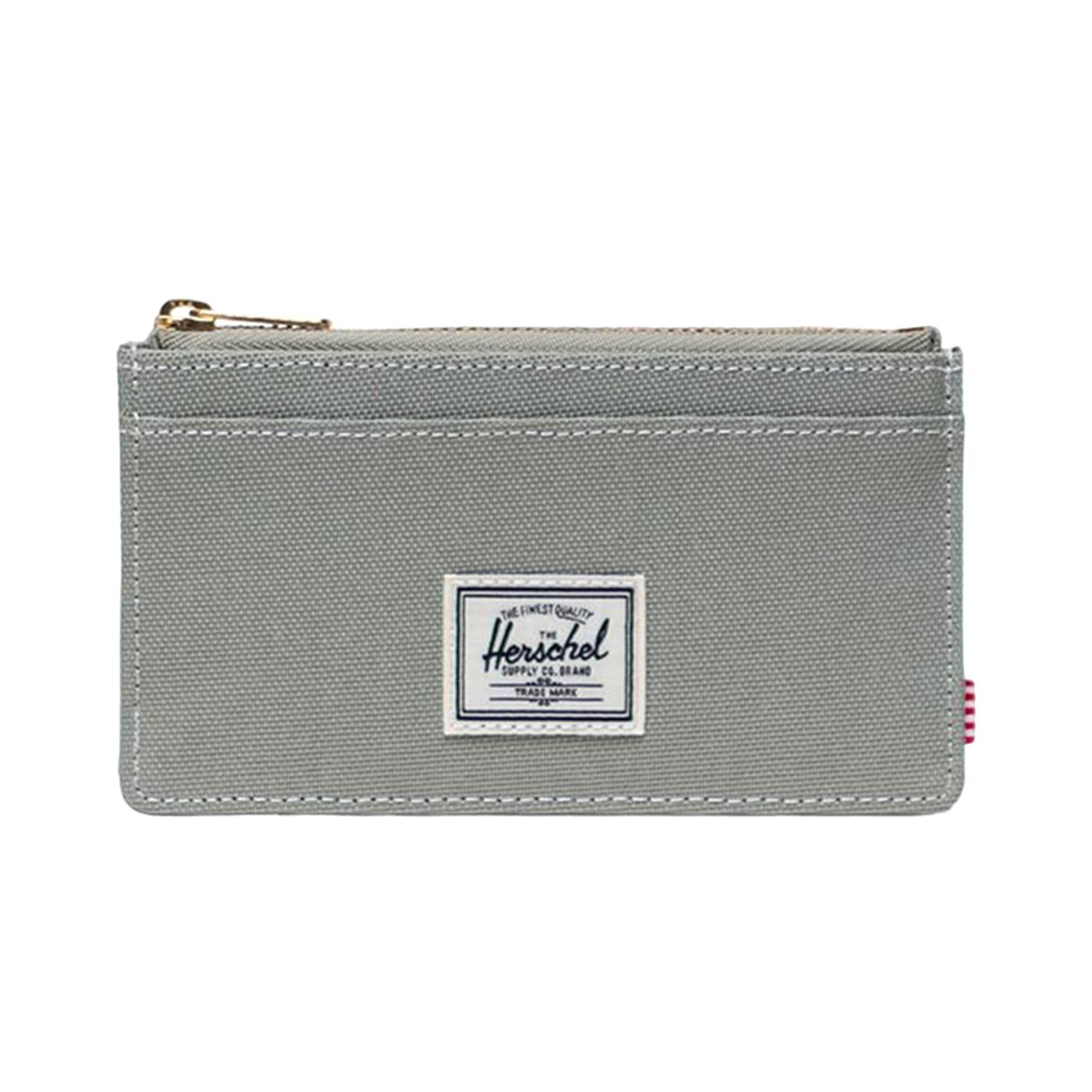 Charlie Cardholder Seagrass White Stitch - Portacarte Grande Verde 30070 06110 HERSCHEL 