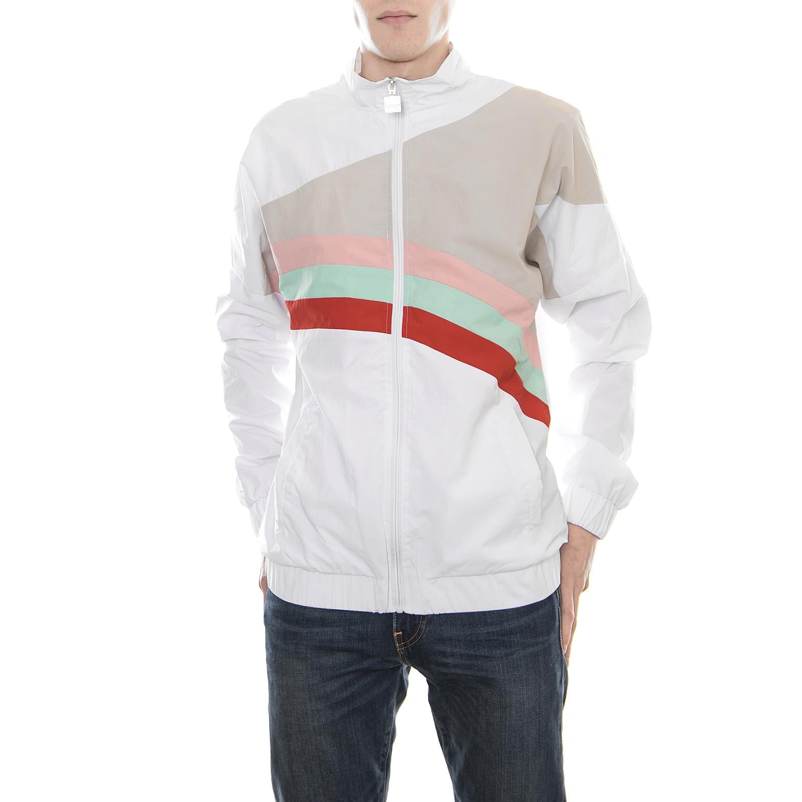 RAINBOW TRACK JACKET F&F OPTICAL WHITE 115262_4  DIADORA 