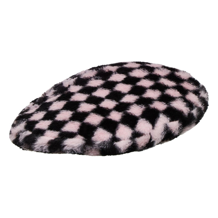 Faux Fur Beret Pepto Check - Cappello Multicolore K4369-PC629  KANGOL 