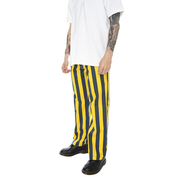 WP 873 Wide Stripe Pants - Custard - Pantaloni Uomo Multicolore 01 210167-CUS . DICKIES 