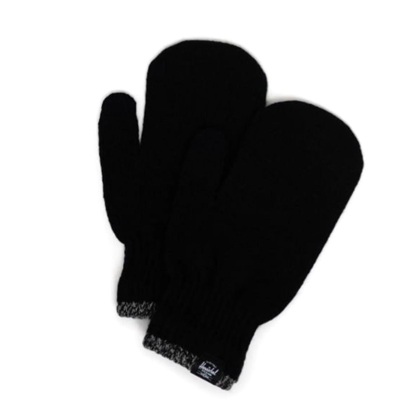Elmer Mittens Stripe Black - Guanti a Moffola Neri 50217-00001-OS  HERSCHEL 