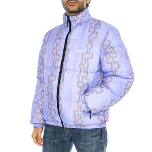 Benny Puffer Jacket Burl Wood Multi - Giacca Reversibile Uomo Multicolore 121800507-WOD  OBEY 