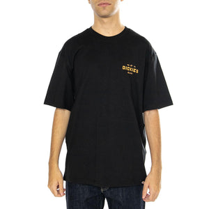 Dickies Emblem Tee SS Black - Maglietta Girocollo Uomo Nera DK0A863EBLK1  DICKIES 