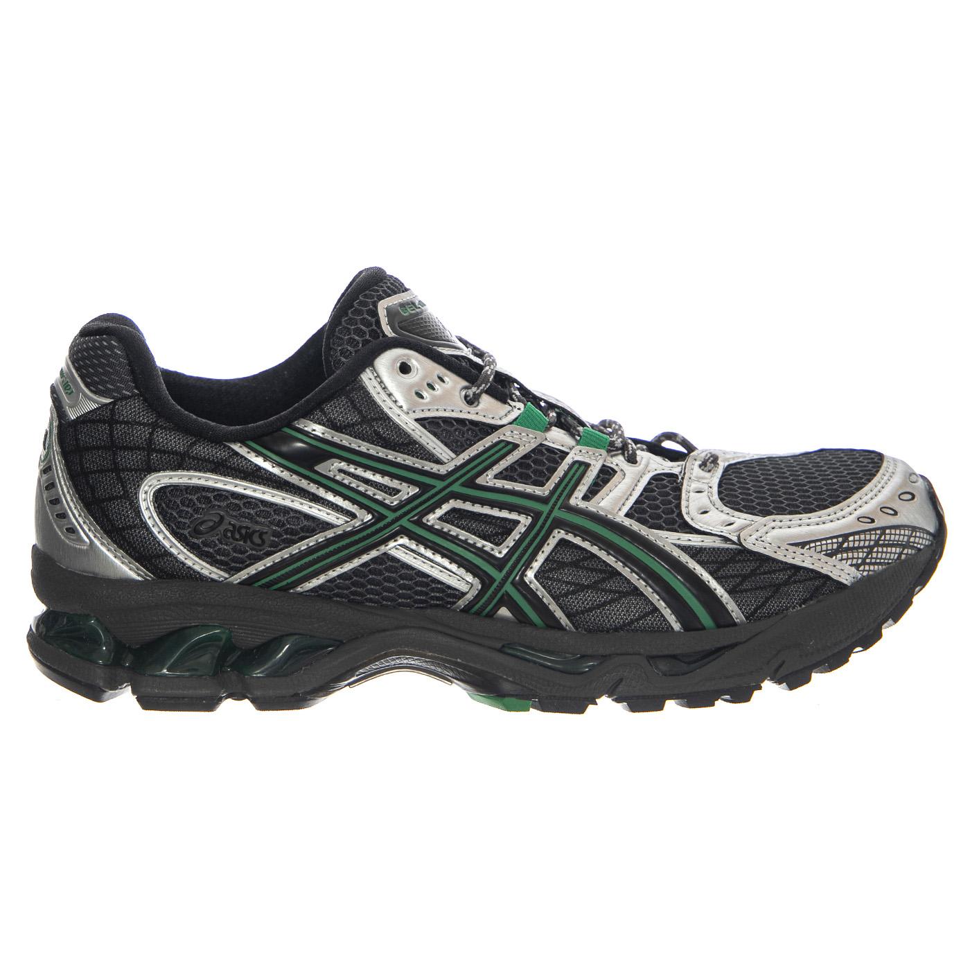 GEL-NIMBUS 10.1 Obsidian Grey / Green Basil Shoes - Scarpe Stringate Uomo Grigio / Multicolore 1203A543-022  ASICS 