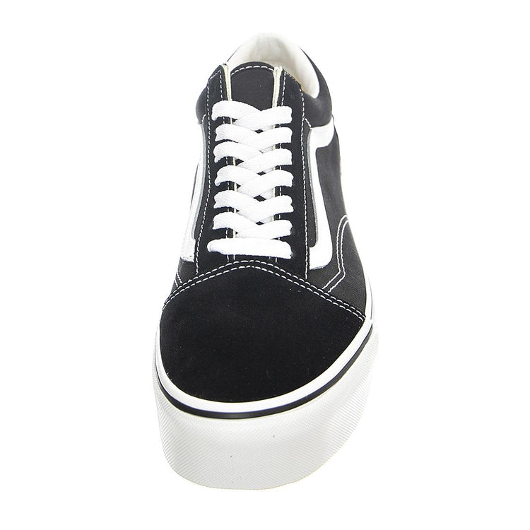 Womens UA Old Skool Stackform SUCV Black / White Lace-Up Shoes VN0A7Q5M6BT1  VANS 