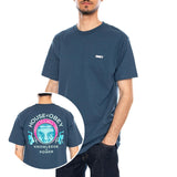 OBEY KNOWLEDGE IS POWER TEE Harbour Blue - Camiseta Cuello Redondo Hombre Azul Hombre OBEY
