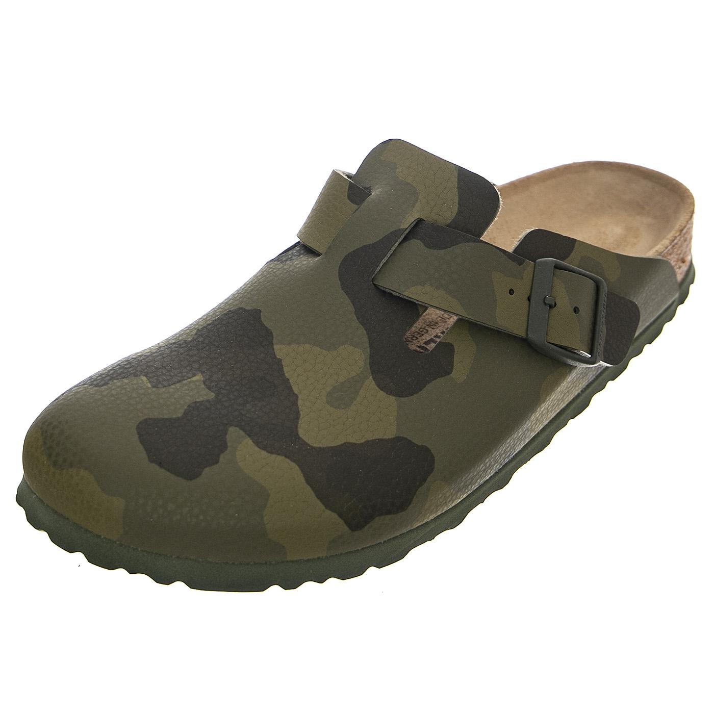 Boston BS Desert Soil Camo Green - Sandali Uomo Camo - Calzata Stretta 1023272  BIRKENSTOCK 