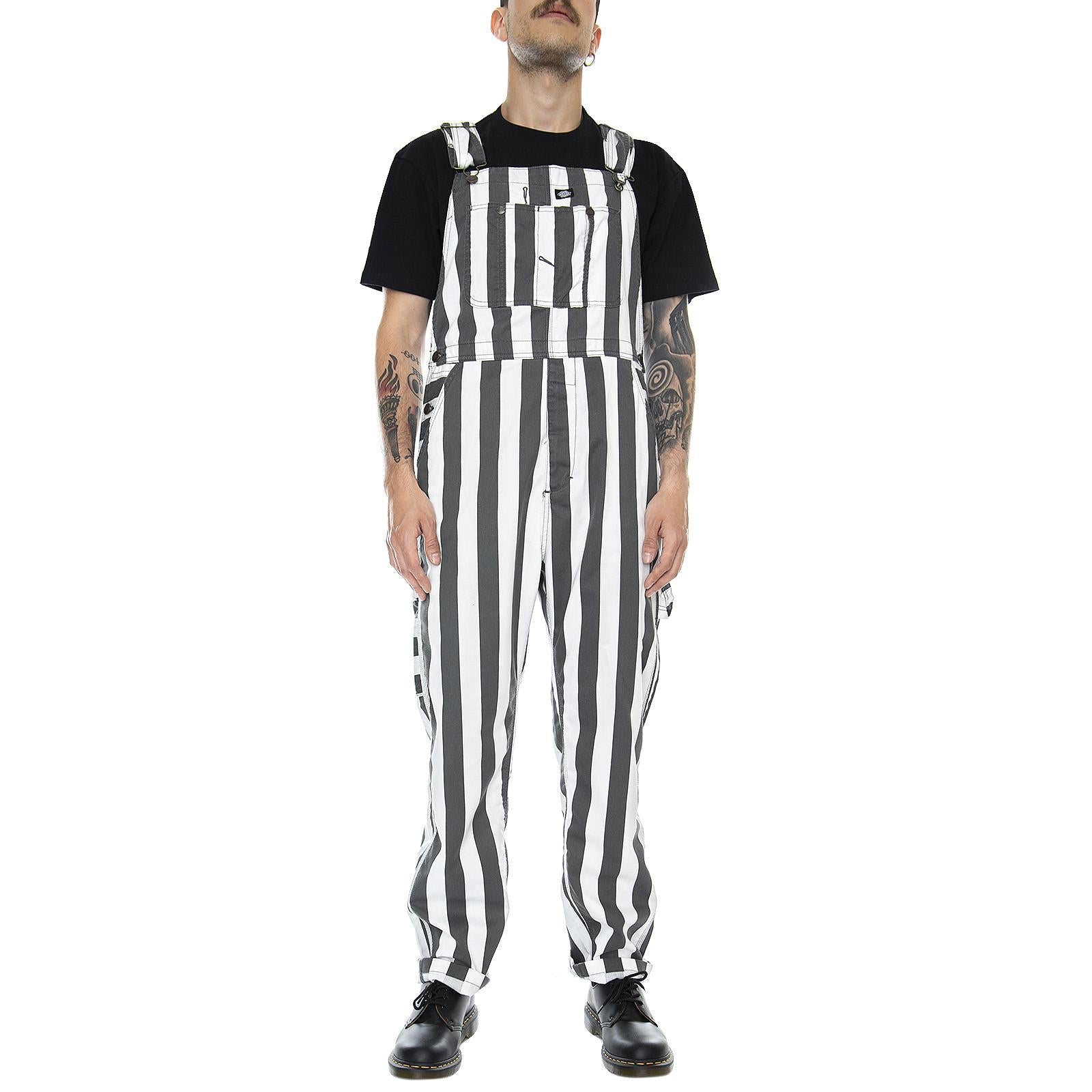 Livonia Overall - Charcoal Grey - Salopette Uomo Multicolore 01 210168-CH . DICKIES 