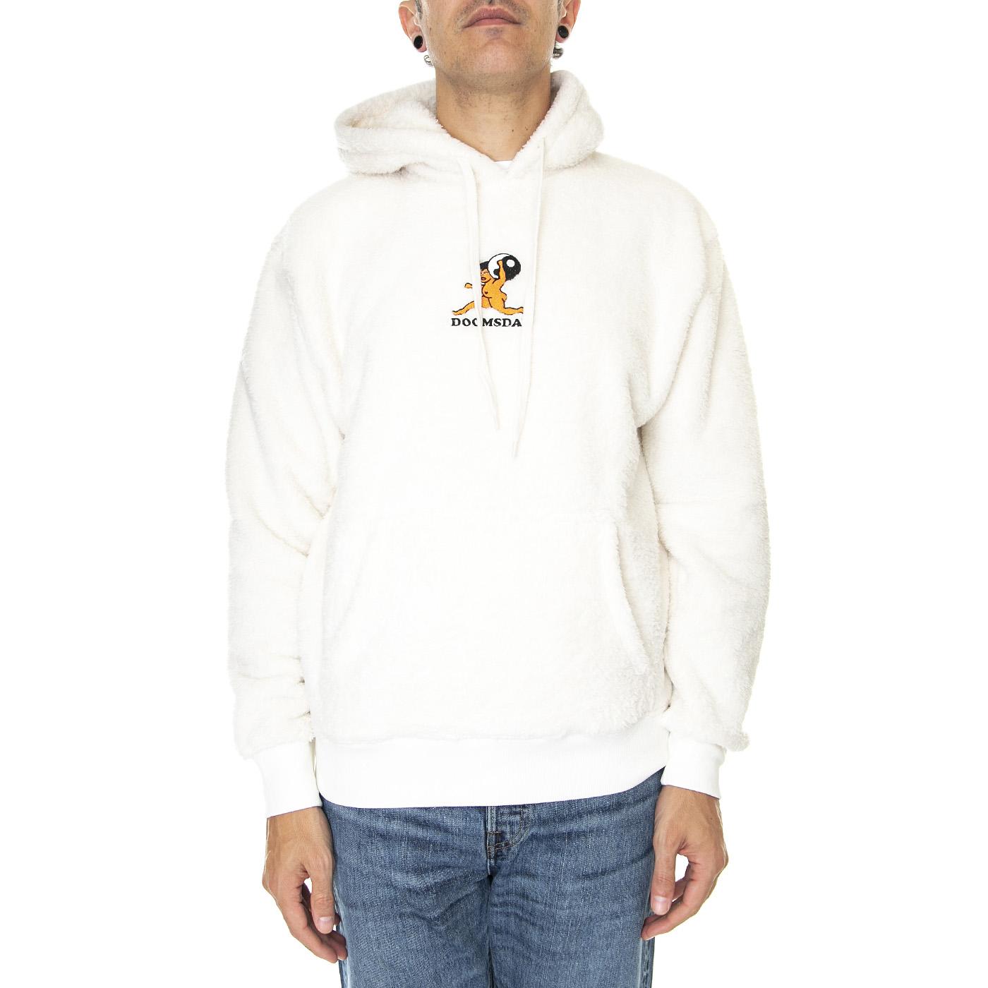 Taoboy Fleece Hoodie Cream - Felpa con Cappuccio Uomo Bianca HDY0106CRE  DOOMSDAY 