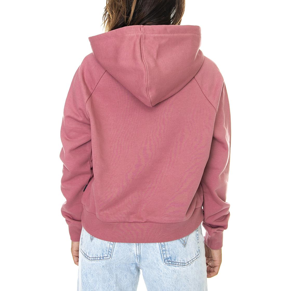 Wm Flying V Ft Boxy - Felpa con Cappuccio Donna Viola / Deco Rose VN0A4BG3YRT1  VANS 