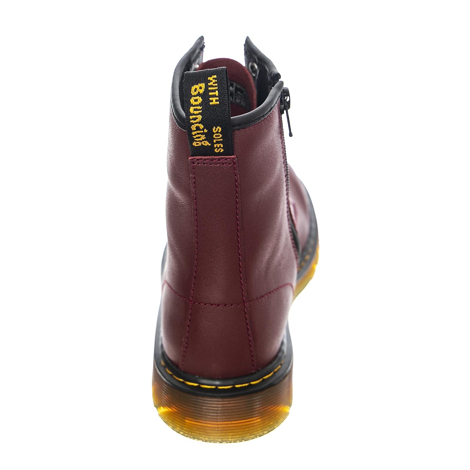 1460 Y Cherry Red Softy - Stivaletti Profilo alla Caviglia Bambino Marroni 21975600  DR.MARTENS 