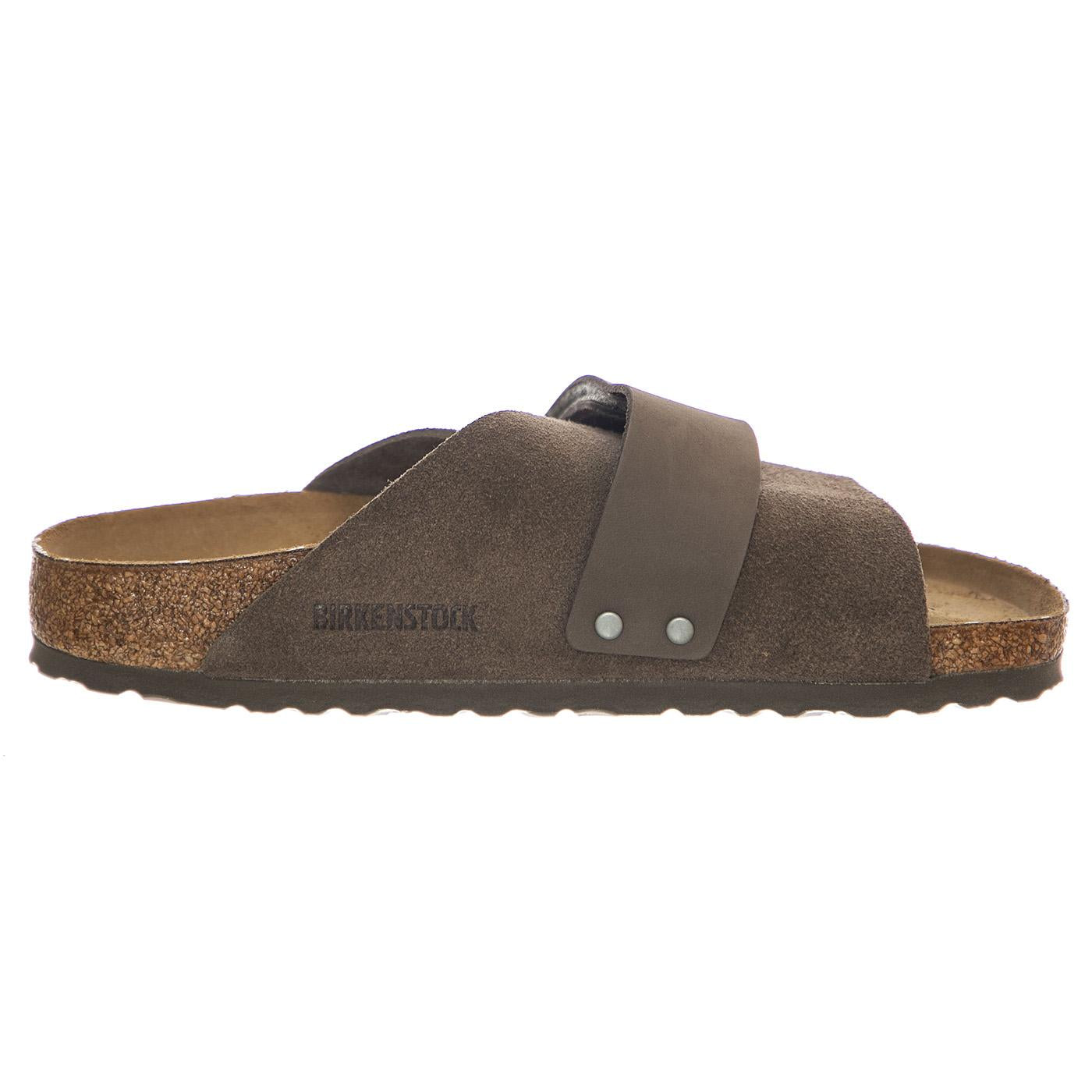 Kyoto concrete gray, Suede Leather/Nubuck - Sandali Uomo / Donna Grigi 1029138  BIRKENSTOCK 