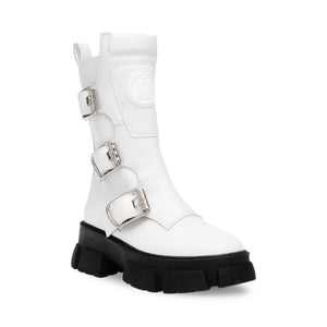 Transfixed White Leat - Stivali Donna Bianchi SMSTRANSFIXED-107  STEVE MADDEN 