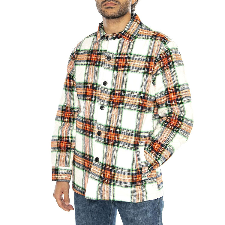 Sven II Shirt Lined LS White / Red - Camicia Uomo Multicolore I032610.1WZ.67.  EDWIN 