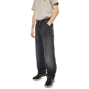 OG Double Knee Pant - Pantaloni Denim Jeans Uomo Neri I036273 89B7 CARHARTT WIP 