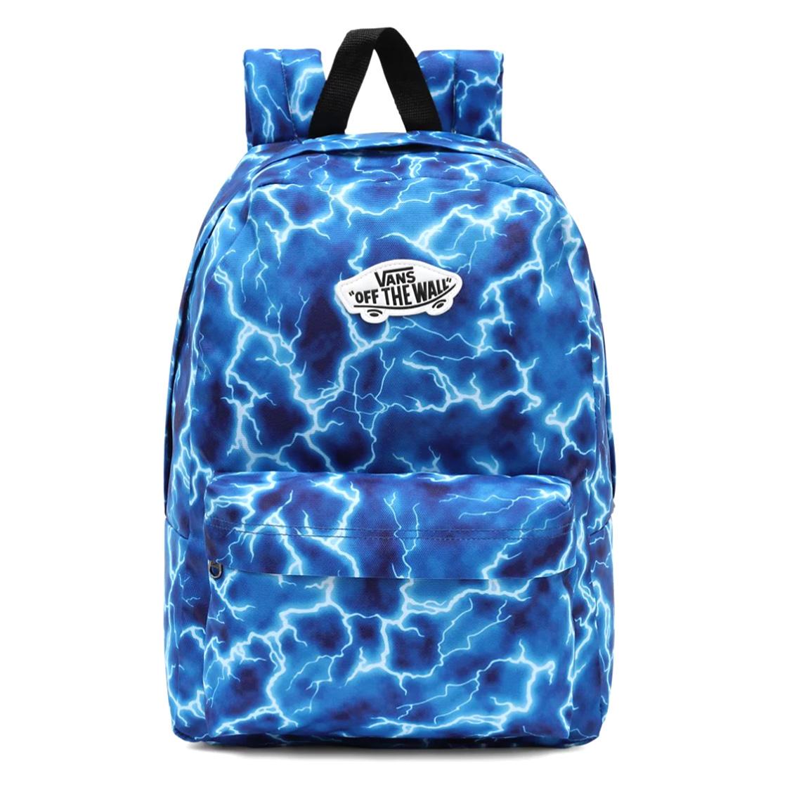 By New Skool Backpack Boys True Blue / White - Zaino Blu / Bianco VN0002TLAMQ1  VANS 