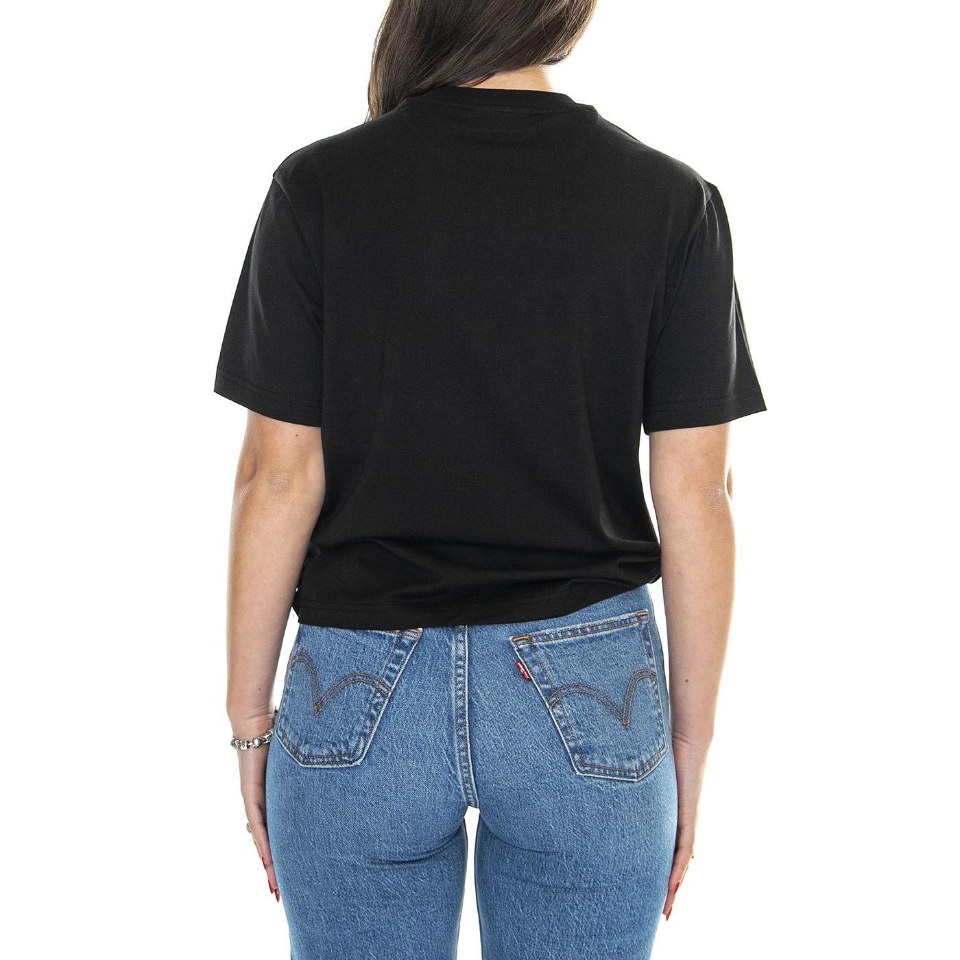 T-Shirt 031 Black - Maglietta Girocollo Donna Nera TF7215-031  LACOSTE 