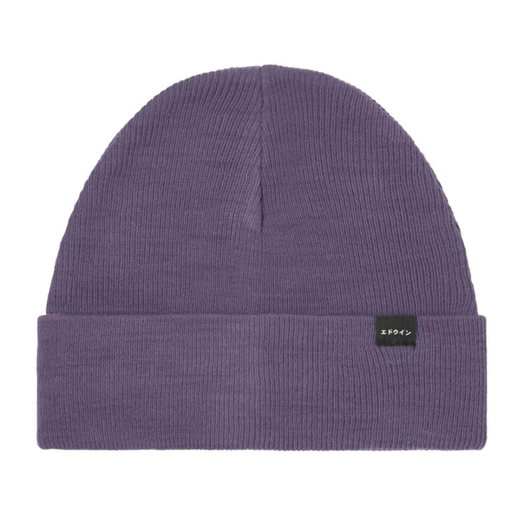 Watch Cap Beanie Purple Plumeria - Cappellino a Cuffia Viola I028623.1WP.67.  EDWIN 