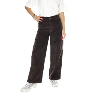 Andrea Baggy Cargo Pant Java Brown - Pantaloni Donna Marroni 242020100-JVA  OBEY 