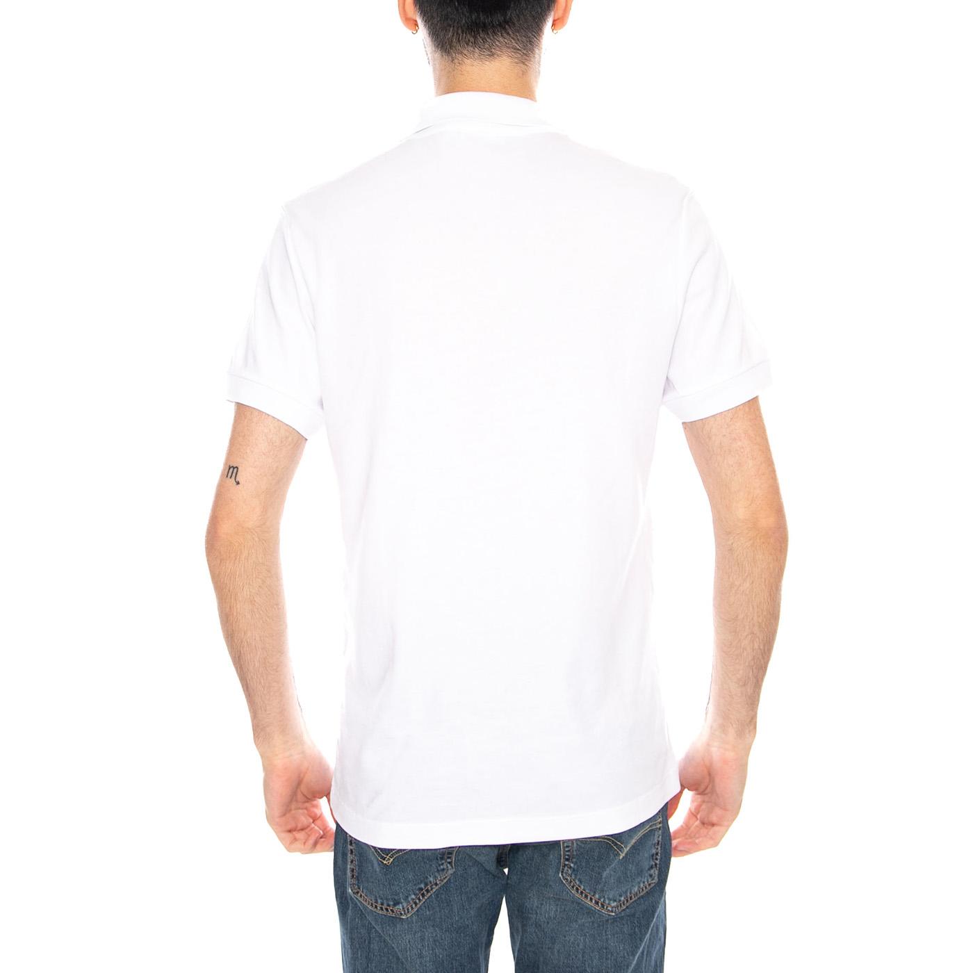 Basic Logo Mc-001 Polo White - Polo Uomo Bianca DH2050 001 LACOSTE 