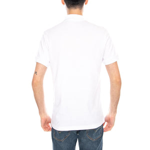 Basic Logo Mc-001 Polo White - Polo Uomo Bianca DH2050 001 LACOSTE 