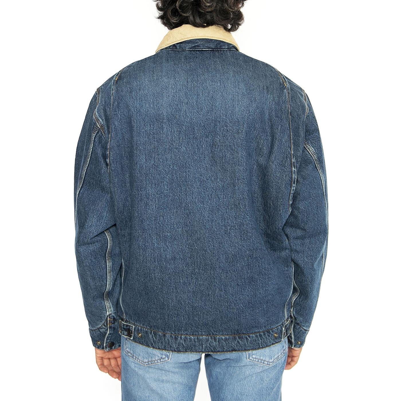 OG Detroit Jacket Blue / Dusty H Brown - Giacca Denim Jeans Uomo Blu I034734.2XN4Q  CARHARTT WIP 