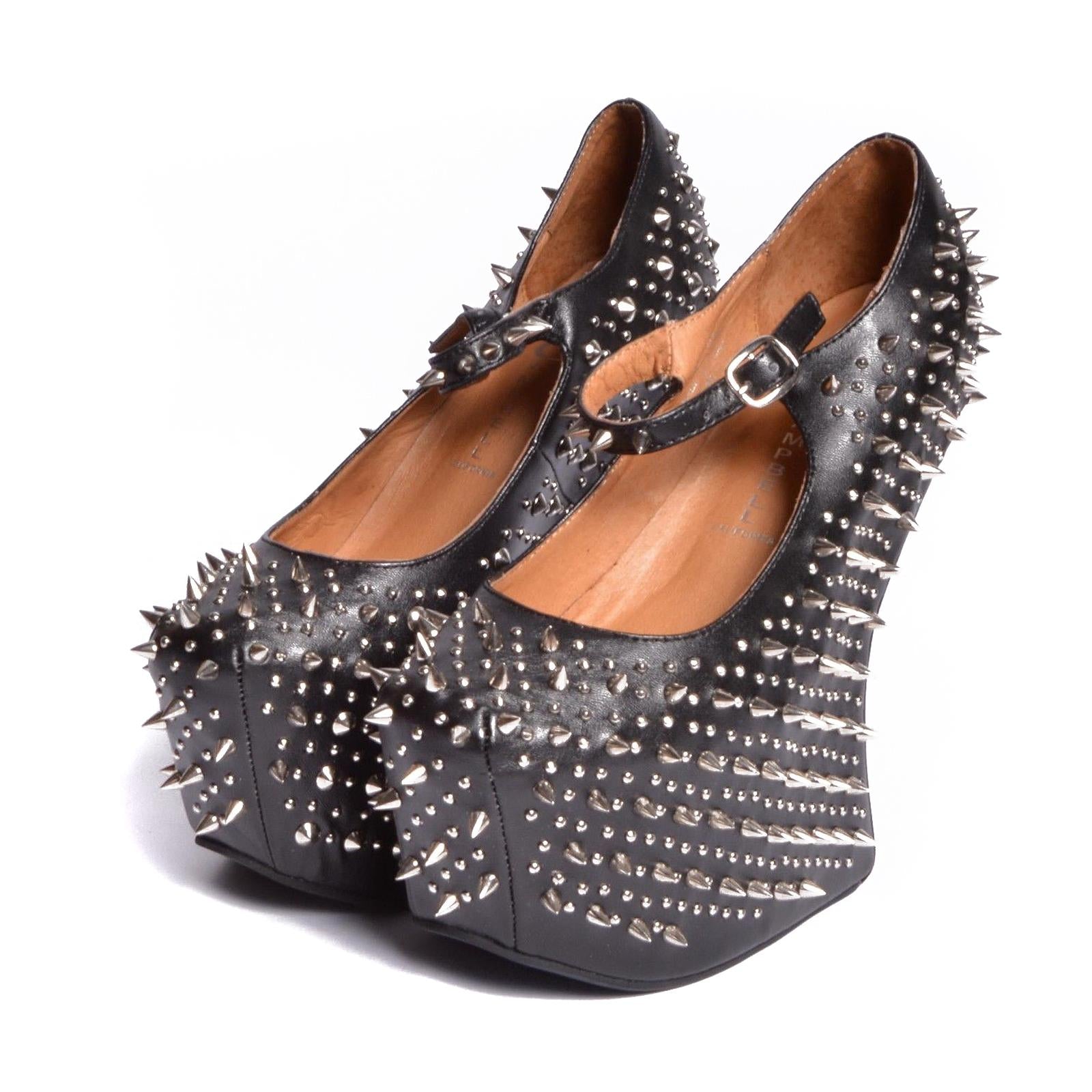 PRICKLY LEATHER BLACK 21469_1 . JEFFREY CAMPBELL 
