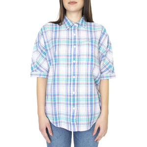 Relaxed One Pocket Shirt Plum Purple - Camicia Maniche Corte Donna Multicolore L51ASTA39  LEE 