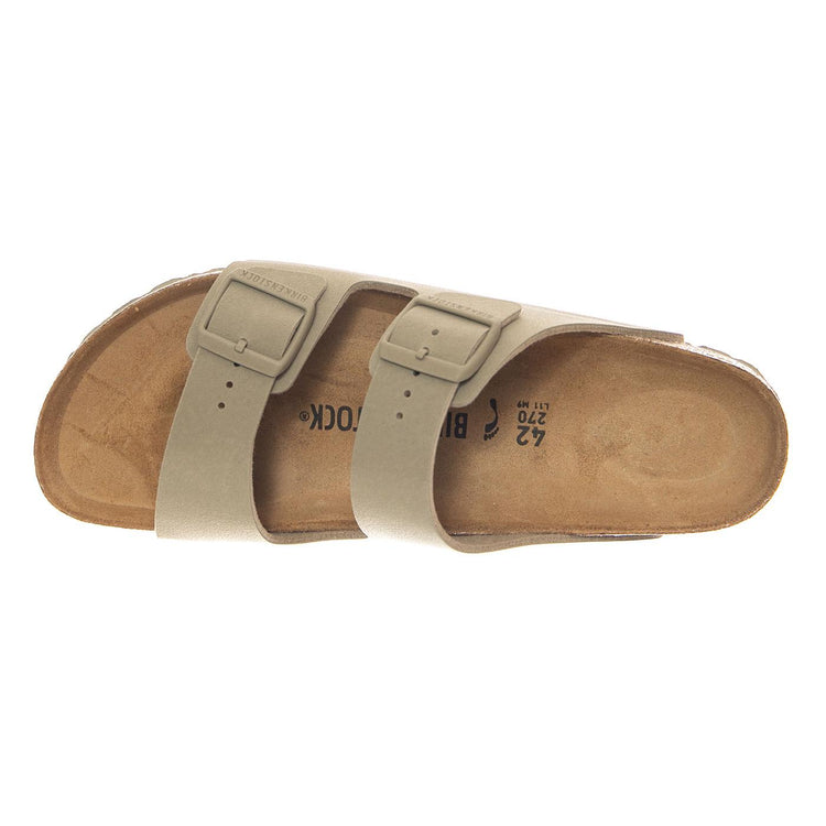 Arizona Birko Flor Narrow Fit Faded Khaki - Sandali Uomo Verdi 1027697 FKK BIRKENSTOCK 