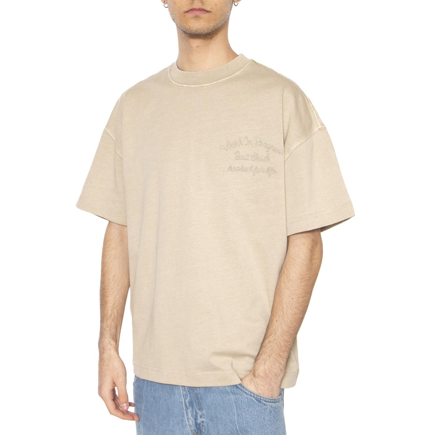 S/S Bait Shack T-Shirt Wall - Maglietta Girocollo Uomo Beige I034660.G1GD  CARHARTT WIP 