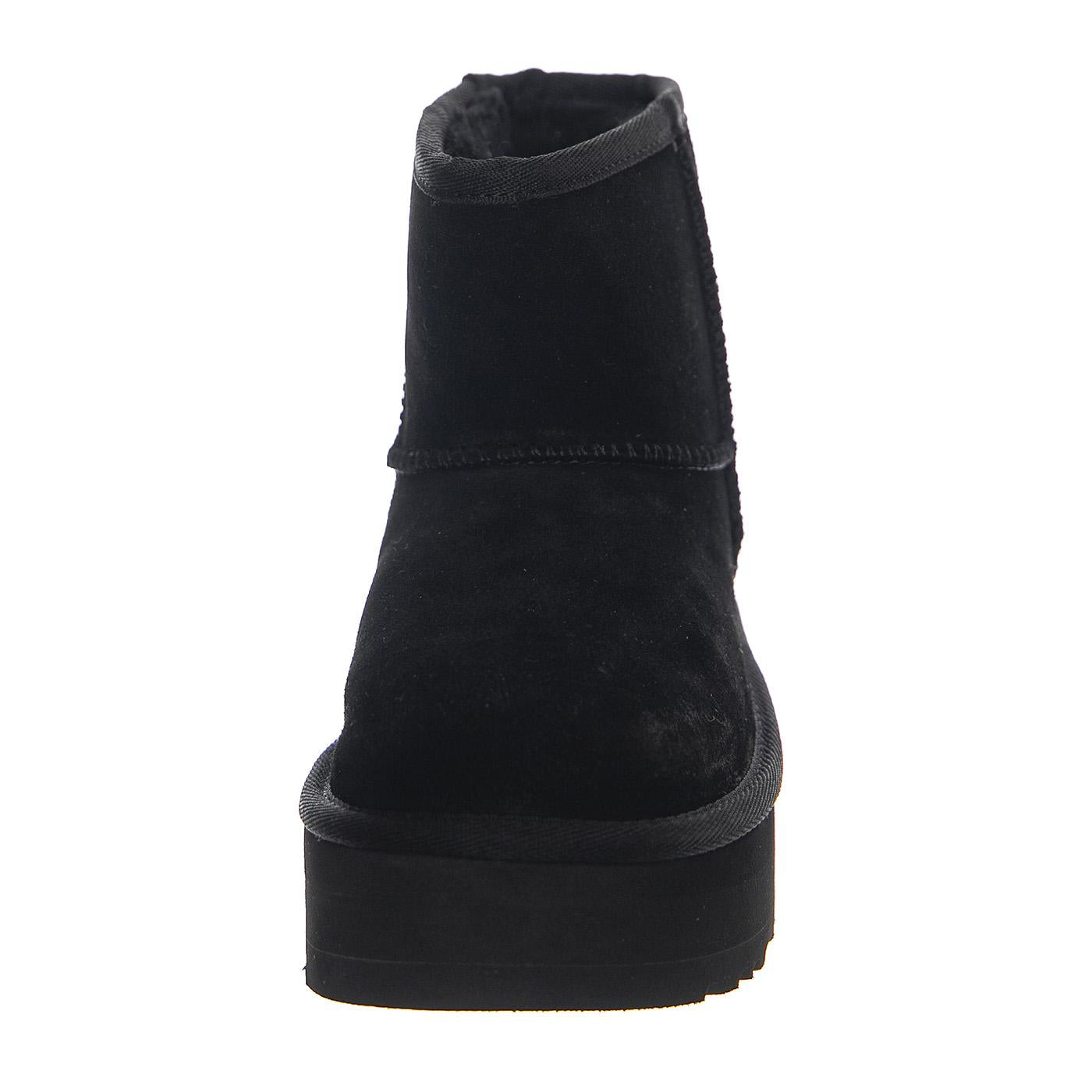 Mount Hope Fleece Black - Stivaletti Bambini Neri 1143700K-BLK  UGG 
