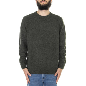 Tisbury Crew Dark Seaweed - Maglione Girocollo Uomo Verde FW22-MKN0844-GN79  BARBOUR 