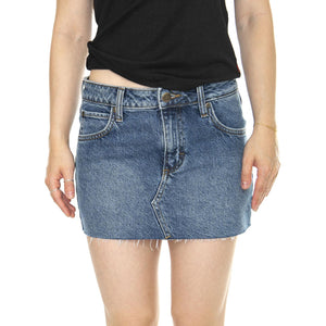 Mini Skirt Facets of Blue - Gonna Denim Jeans Blu 112349008  LEE 