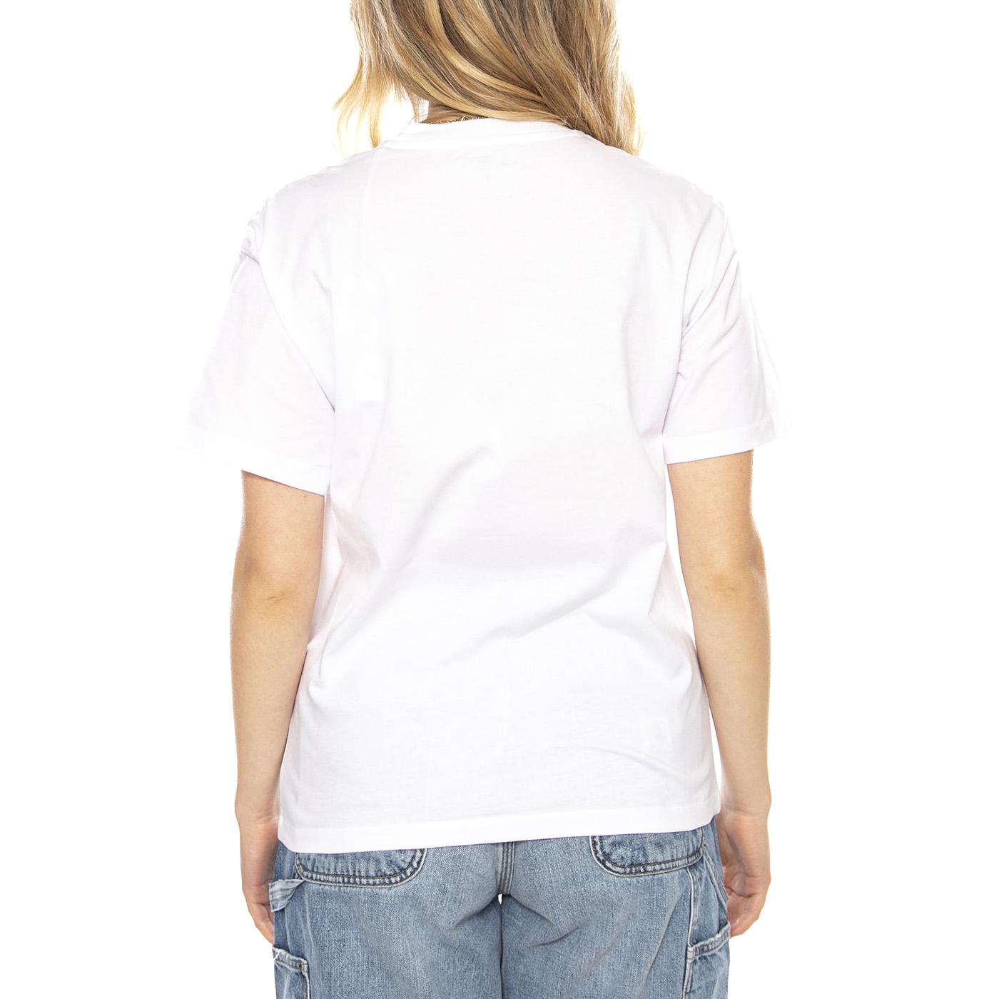 W Carhartt S/S Heart Patch T-Shirt - Bianca - Maglietta Donna I032318_00A_XX . CARHARTT WIP 