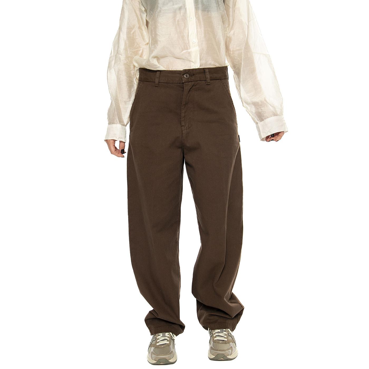 W' Brady Pant Liberica - Pabtalone Donna Marrone I033770.2LSGT  CARHARTT WIP 