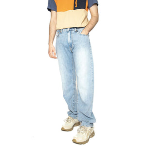 555 Relaxed Straight Call Me Again LTWT - Pantaloni Denim Jeans Uomo Blu 000LO-0009 . LEVIS 