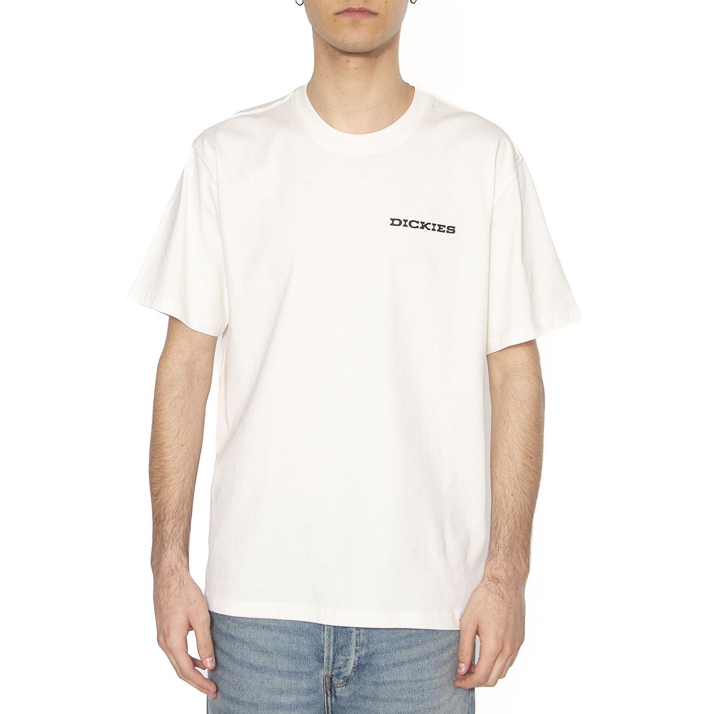 Landscape SS Tee Egret - Maglietta Girocollo Uomo Bianca DK0A4Z8VC481  DICKIES 