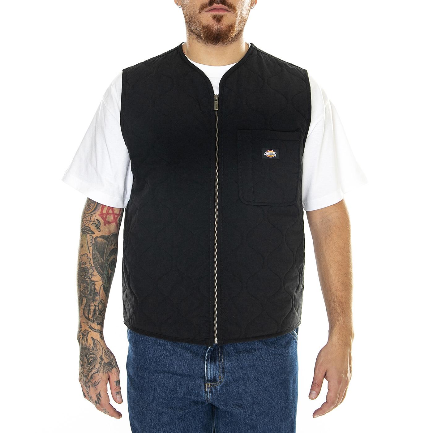 Thorsby Liner Vest Black - Giacca Smanicata Uomo Nera DK0A4YG7BLK1  DICKIES 