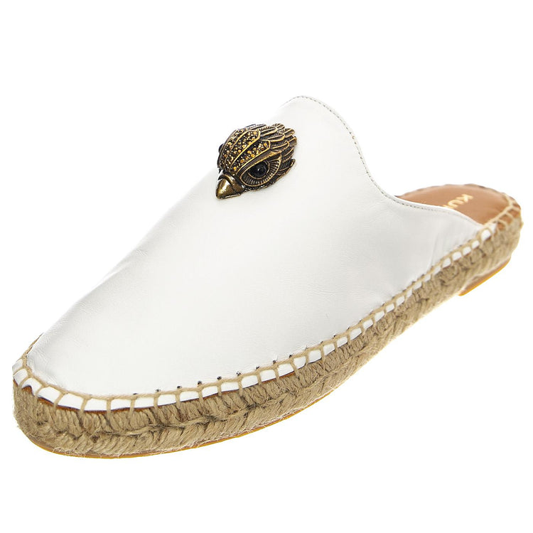 Morella Eagle Mule White Leather - Sandali Donna Bianchi KGS8879510109-10  KURT GEIGER 
