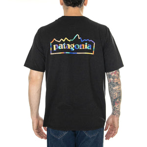 M's Unity Fitz Responsibili-Tee INBK - Maglietta Girocollo Uomo Nera 37768-INBK  PATAGONIA 