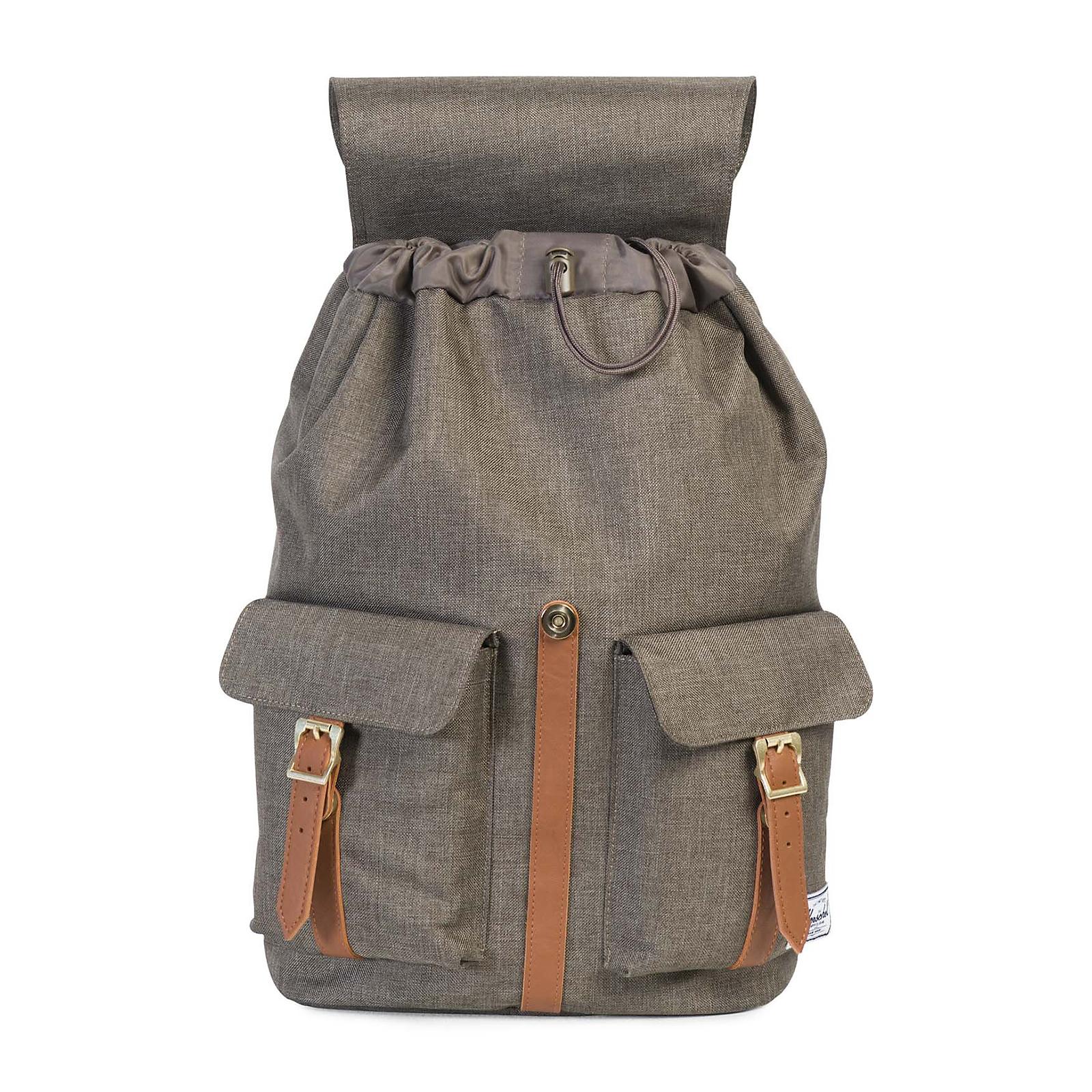 DAWSON CLASSICS BACKPACK CANTEEN CROSSHATCH/TAN SYNTHETIC LEATHER 10233-01247  HERSCHEL 