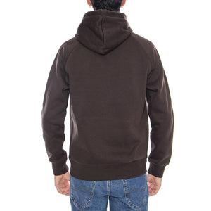 Hooded Chase Sweat Tobacco / Gold - Felpa con Cappuccio Uomo Marrone I033661.00WXX  CARHARTT WIP 