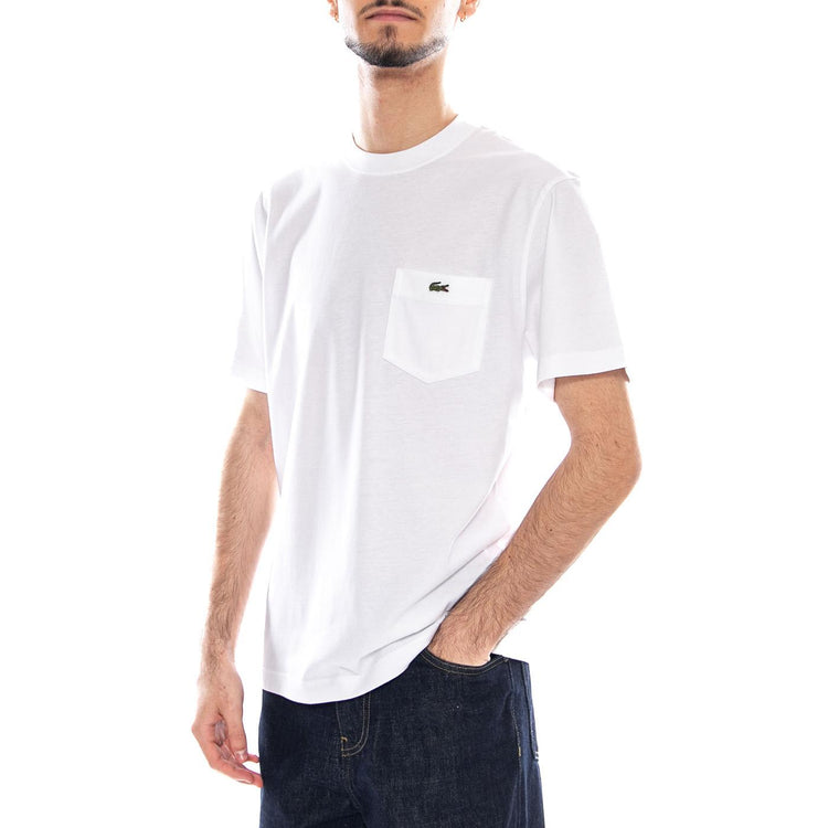 T-Shirt - Maglietta Girocollo Lacoste Uomo Bianca TH2827 001 LACOSTE 