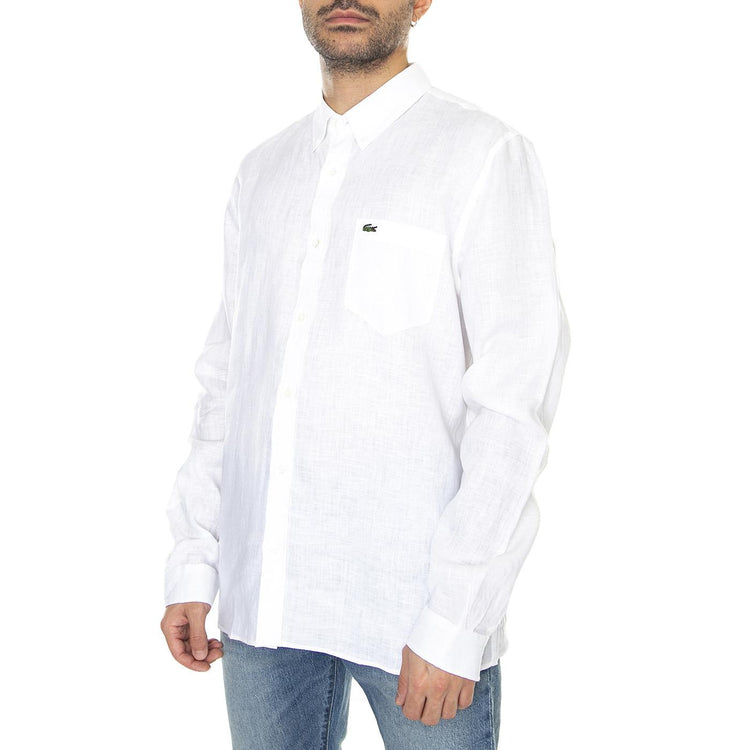 Camicia M/L 001 - Camicia Uomo Bianca CH5692-001  LACOSTE 