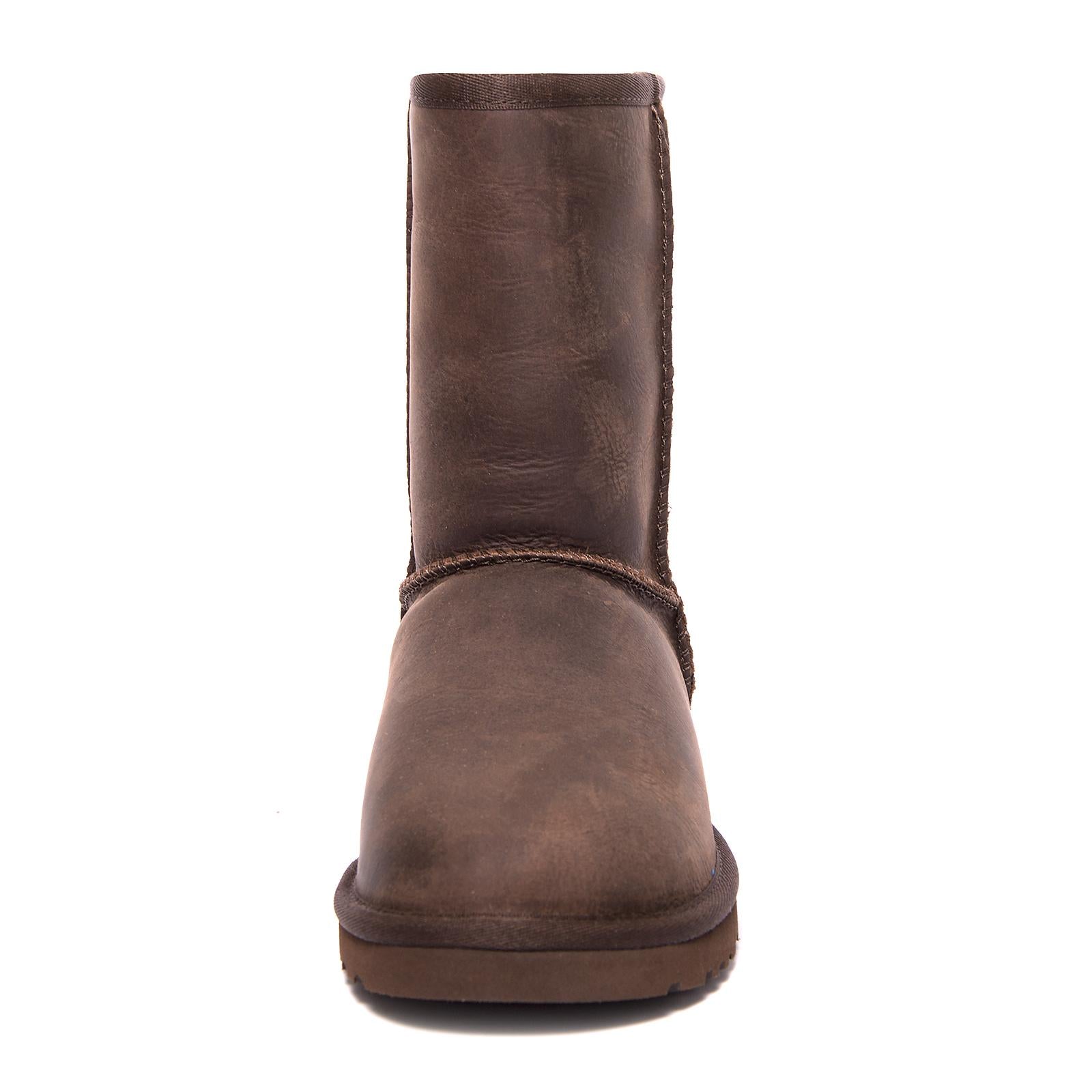 CLASSIC SHORT  LEATHER BROWNSTONE UGSCLSLEABWST1005093  UGG 