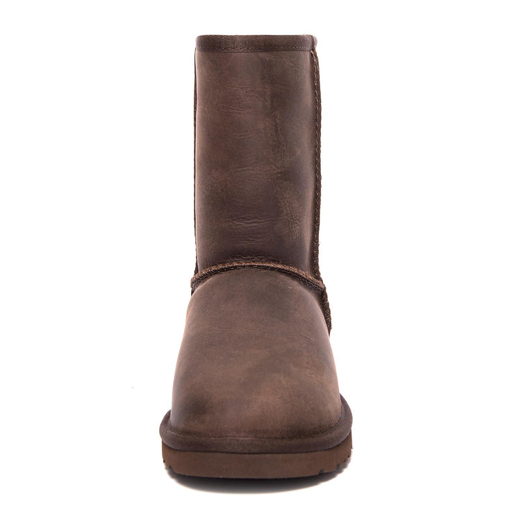 CLASSIC SHORT  LEATHER BROWNSTONE UGSCLSLEABWST1005093  UGG 