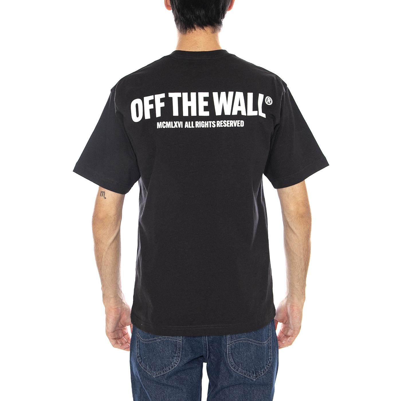 Original Standards Statement SS Tee Black - Maglietta Girocollo Uomo Nera VN000PF7 Y281 VANS 