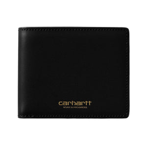 Vegas Billfold Wallet Black / Gold - Portafogli Nero I033108.00FXX  CARHARTT WIP 
